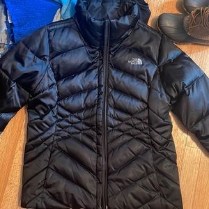 North face Size large womens black winter coat